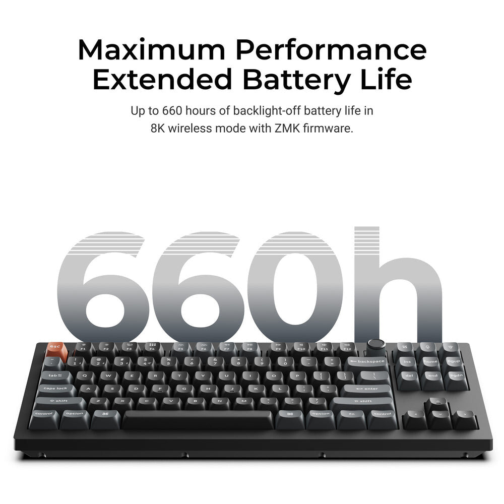 Keychron V3 Ultra 8K keyboard Universal Bluetooth QWERTY Black