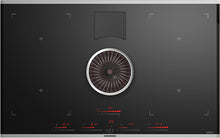 Grundig GIEH 824470 X hob Black, Stainless steel Built-in 83 cm Zone induction hob 4 zone(s) Built-in hood