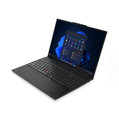 Lenovo ThinkPad E16 Gen 3 (Intel) Copilot+ PC Intel Core Ultra 7 256V Laptop 40.6 cm (16") WUXGA 16 GB LPDDR5x-SDRAM 1 TB SSD Wi-Fi 6E (802.11ax) Windows 11 Pro English Black
