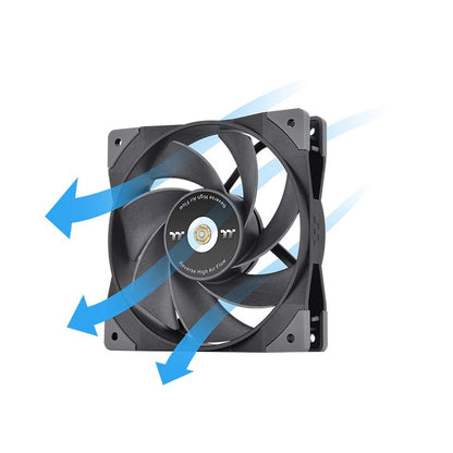 Thermaltake SWAFAN GT12 Computer case Air cooler 12 cm Black 3 pc(s)