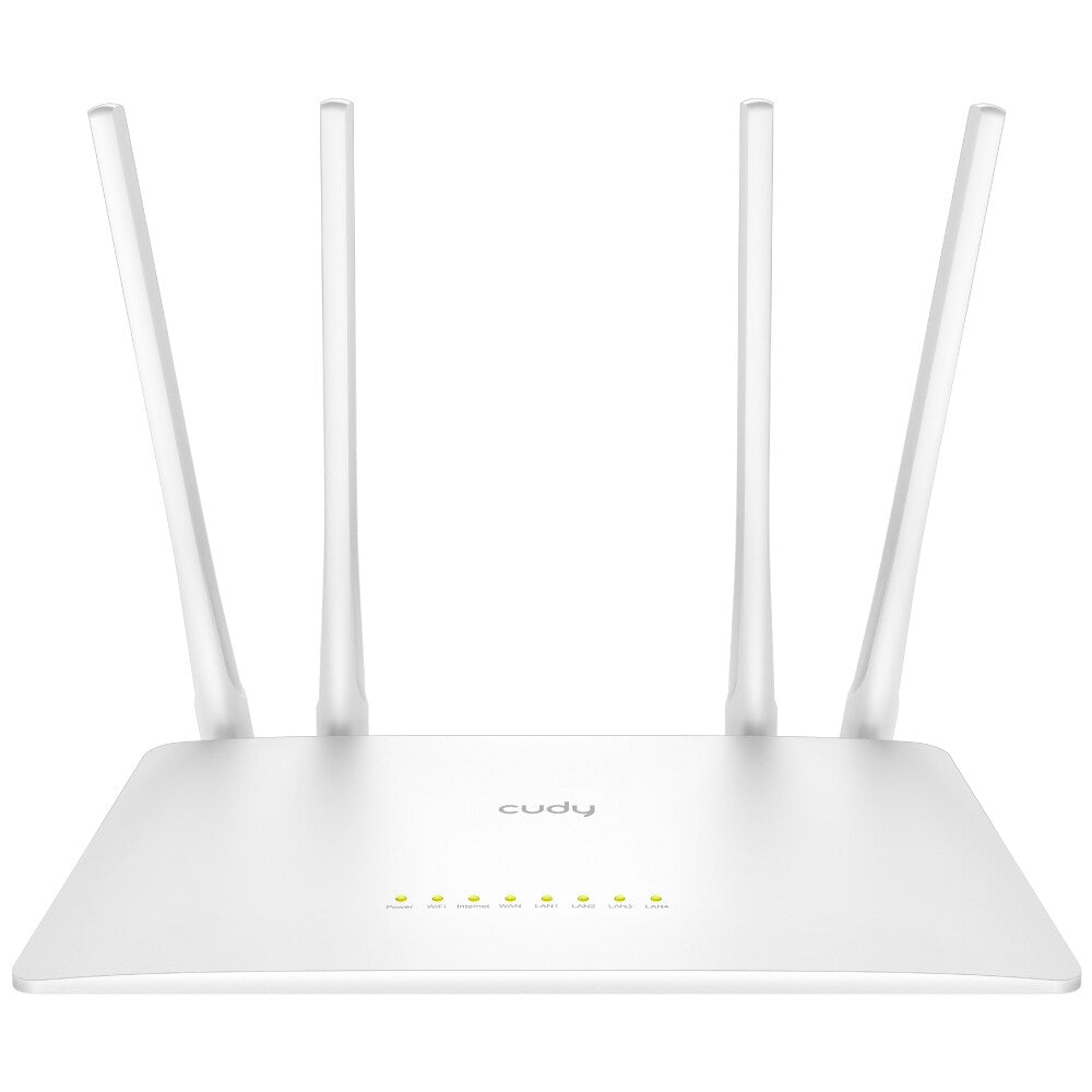 Cudy WR1200 wireless router Fast Ethernet Dual-band (2.4 GHz / 5 GHz) White