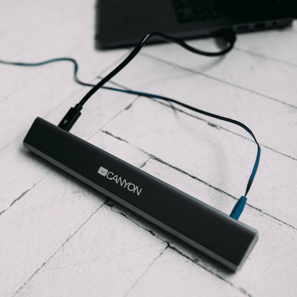 Canyon DS-6 USB 3.2 Gen 1 (3.1 Gen 1) Type-C Grey