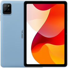 OSCAL Pad 30 WiFi Tablet, 10.1'' HD+ IPS 800*1280 60Hz, Quad-core T310 up to 2.0GHz, 4GB/128GB, Camera: Rear 8MP, Front 5MP, Dual Band WiFi 5, BT5.0, 6600mAh Battery, Android 15,Blue