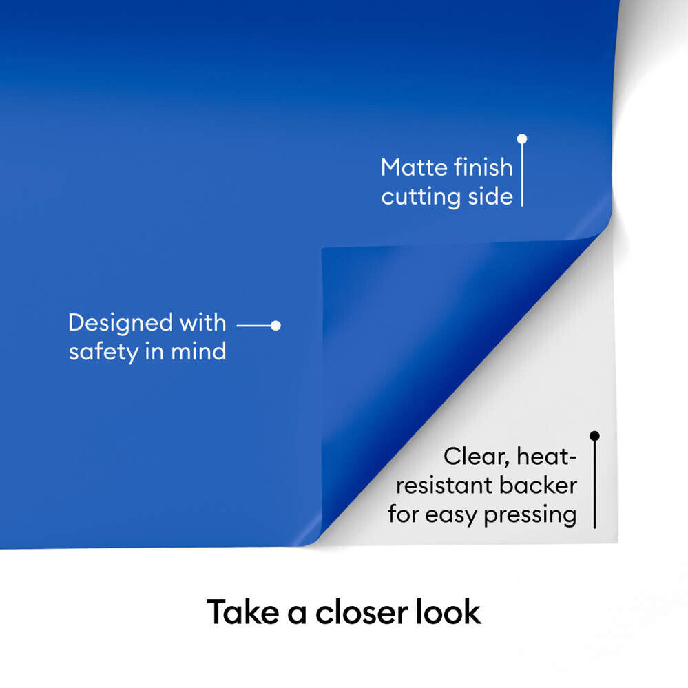 Cricut Value Iron-On Removable Blue Matte