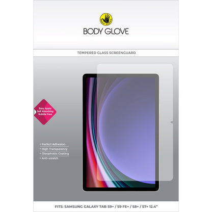 Bodyglove Body Glove Tempered Glass Screen Protector - Samsung Galaxy Tab S10+ / S9+ / S9 FE+ / S8+ / S7+ - Clear