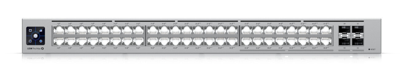 Ubiquiti UniFi Pro Max 48 PoE Managed L3 Gigabit Ethernet (10/100/1000) Power over Ethernet (PoE) 1U Grey