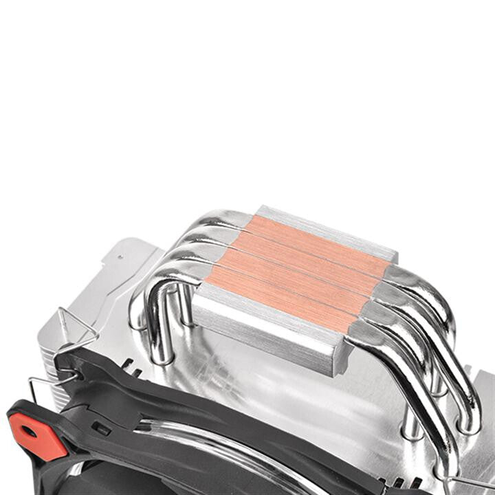 Thermaltake Riing Silent 12 Processor Air cooler 12 cm Black, Red, Silver