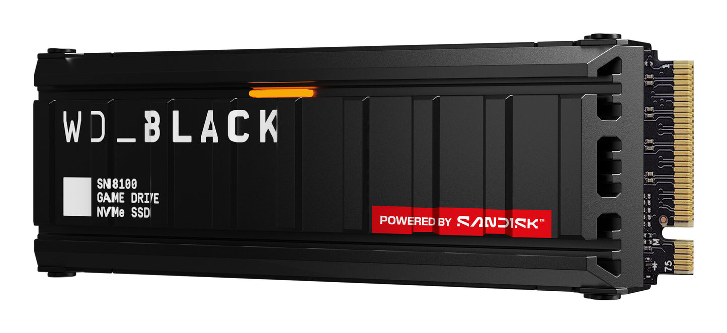 Western Digital Black WD_BLACK™ SN8100 NVMe™ SSD POWERED BY SANDISK 2 TB, [With Heatsink]