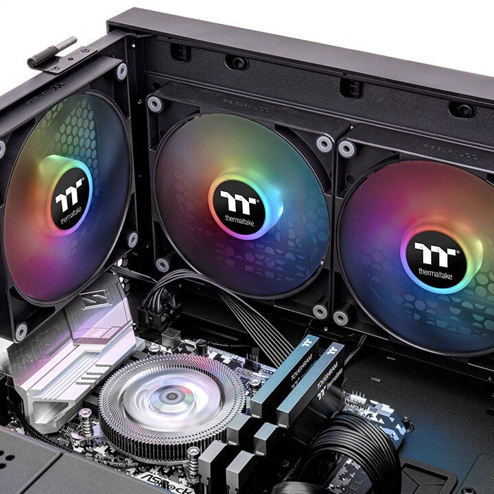 Thermaltake CT120 ARGB Sync PC Computer case Fan Black, White 2 pc(s)