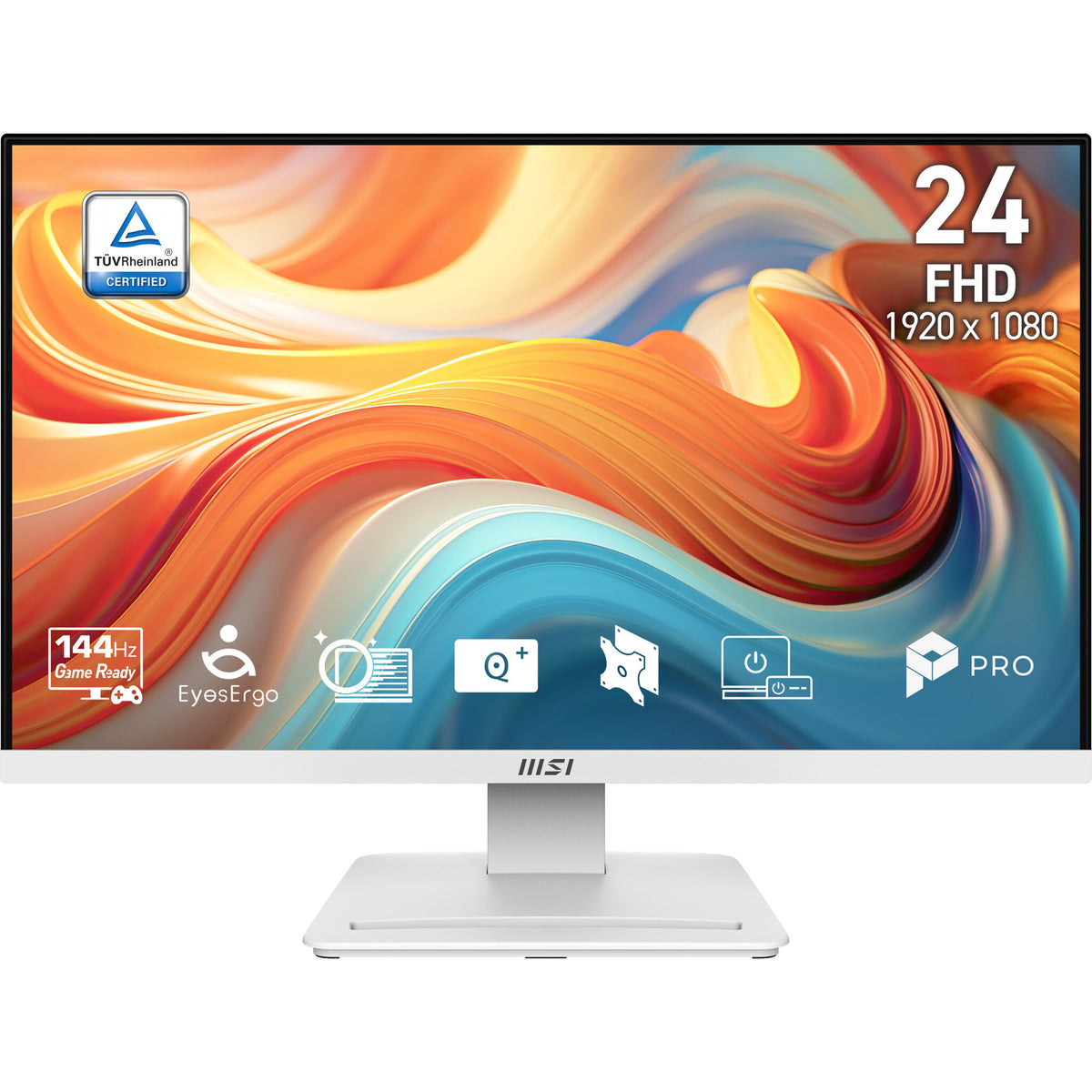 MSI Pro MP241W E14V computer monitor 60.5 cm (23.8") 1920 x 1080 pixels Full HD LCD White