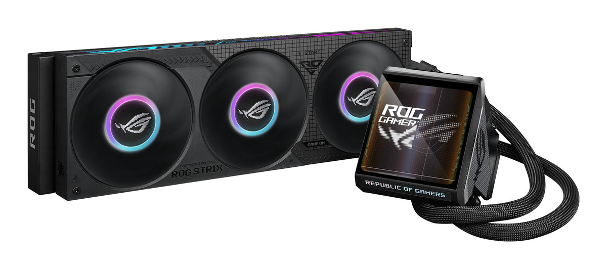 ASUS ROG Strix LC IV 360 ARGB LCD Processor All-in-one liquid cooler 12 cm Black