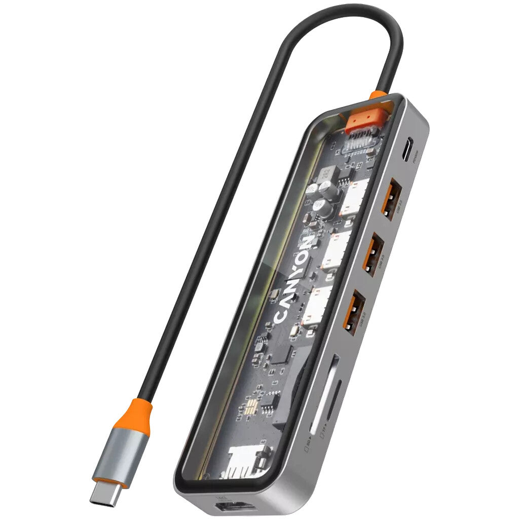 Canyon DS-13 USB Type-C 5000 Mbit/s Grey