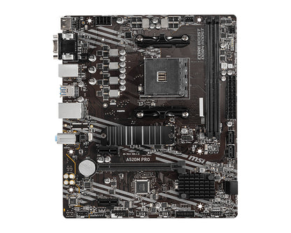 MSI A520M-PRO AMD AM4 MATX Gaming Motherboard