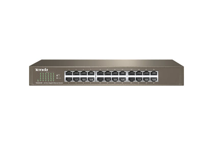 Tenda 24-port Gigabit Ethernet Switch Unmanaged Blue