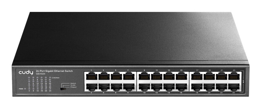 Cudy GS1024 network switch Gigabit Ethernet (10/100/1000) Black