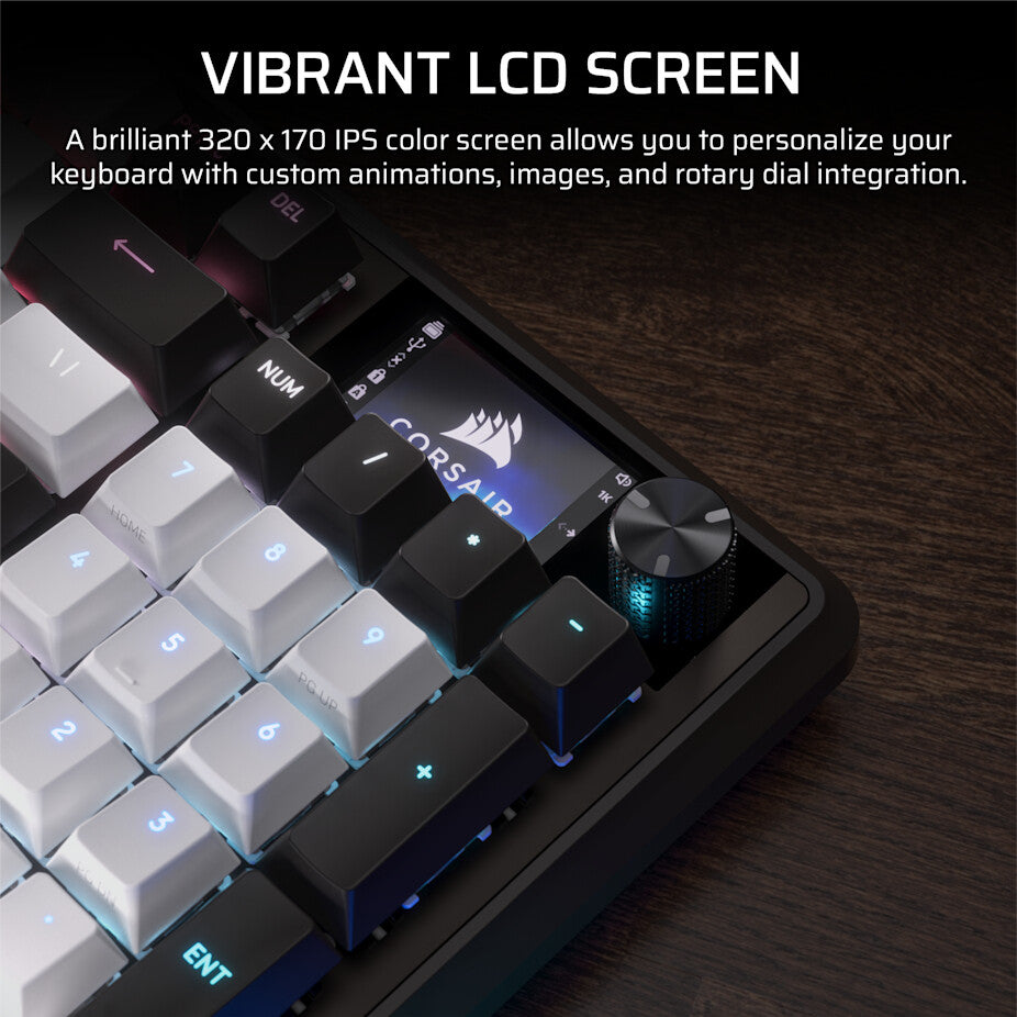 Corsair VANGUARD 96 keyboard Gaming USB QWERTY US English Black, White
