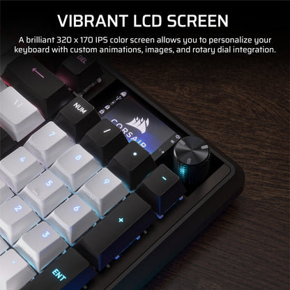 Corsair VANGUARD 96 keyboard Gaming USB QWERTY US English Black, White
