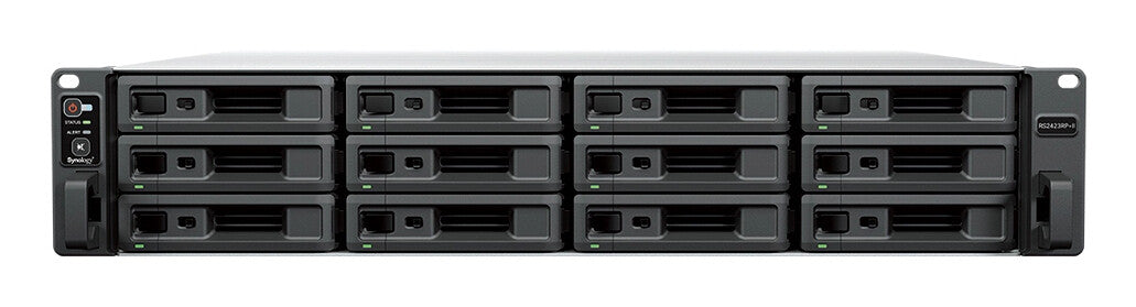 Synology RackStation RS2423RP+II NAS Rack (2U) AMD Ryzen V1780B 8 GB DDR4 0 TB DiskStation Manager Black