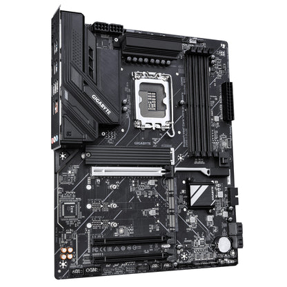 GIGABYTE Z890 D PLUS Motherboard - Supports Intel Core Ultra (Series 2) CPUs, 12+1+2 phases VRM, up to 9466MHz DDR5 (OC), 1xPCIe 5.0 M.2 + 3xPCIe 4.0 M.2, 2.5GbE LAN, USB 3.2 Gen 2