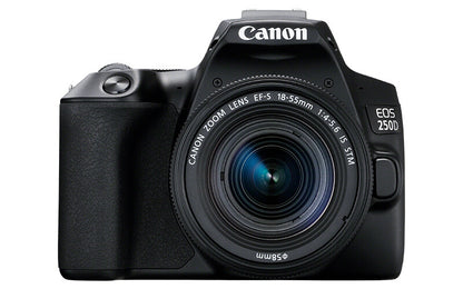 Canon EOS 250D + EF-S18-55mm SLR Camera Kit 24.1 MP CMOS 6000 x 4000 pixels Black