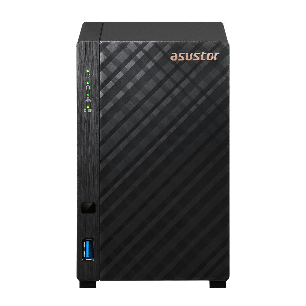 Asustor AS1102T NAS Mini Tower ARM RTD1296 1 GB DDR4 0 TB ADM Black