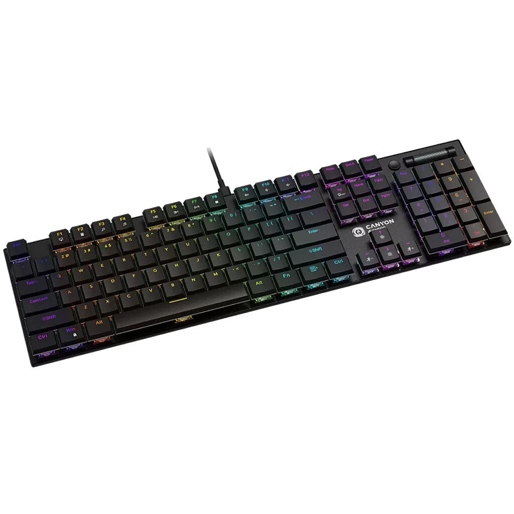 Canyon Cometstrike GK-55 keyboard Gaming USB QWERTY English Black