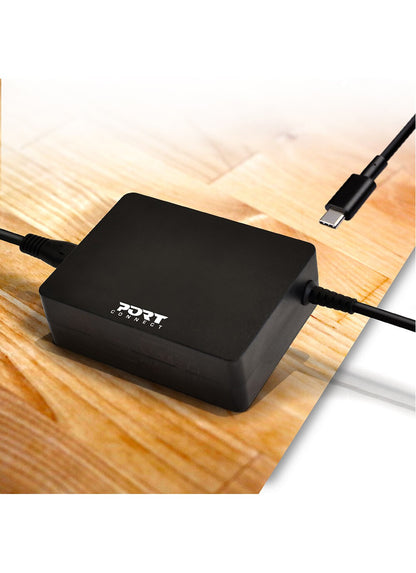 Port Designs 900098 power adapter/inverter Indoor 90 W Black
