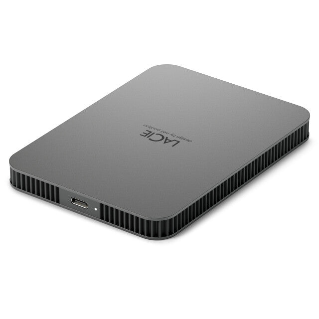 LaCie Mobile Drive Secure external hard drive 2 TB USB Type-C 3.2 Gen 1 (3.1 Gen 1) Grey