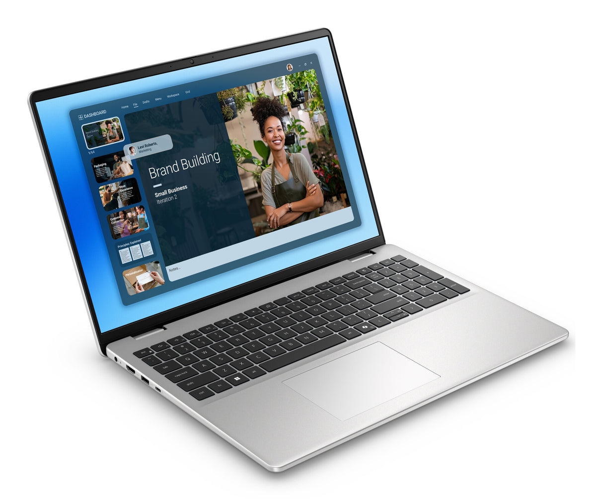 DELL EMCDC16251 Intel Core 7 150U Laptop 40.6 cm (16") Full HD+ 16 GB DDR5-SDRAM 512 GB SSD Wi-Fi 6E (802.11ax) Windows 11 Pro Platinum, Silver