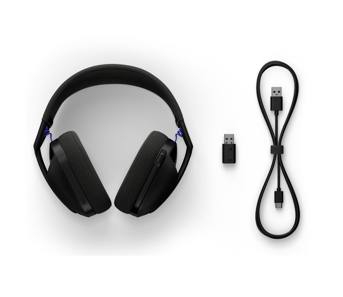 Logitech G G321 LIGHTSPEED Headset Wireless Head-band Gaming USB Type-C Bluetooth Black
