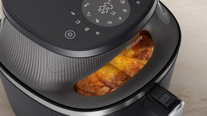 Philips 3000 series NA331/00 fryer Single 6.2 L Stand-alone 1700 W Hot air fryer Black, Silver