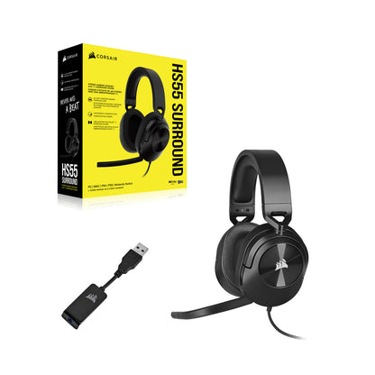 Corsair HS55 Headset Wired Head-band Gaming Carbon