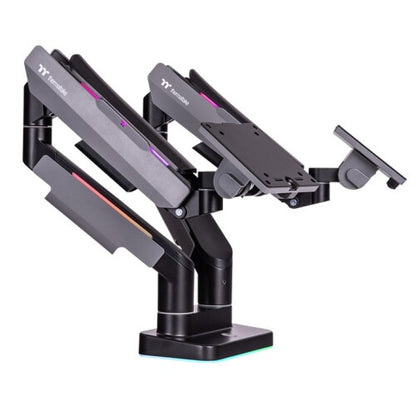 Thermaltake GEA-MSR-DMSBLK-01 monitor mount / stand 88.9 cm (35") Desk Black, Grey