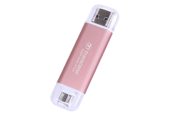 Transcend ESD310 512 GB USB Type-A to USB Type-C 3.2 Gen 2 (3.1 Gen 2) Pink