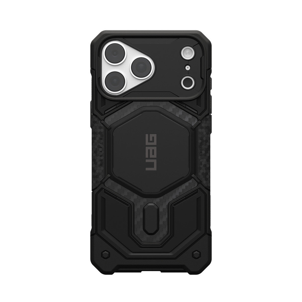 Urban Armor Gear Monarch Pro mobile phone case 17.5 cm (6.9") Cover Black, Carbon