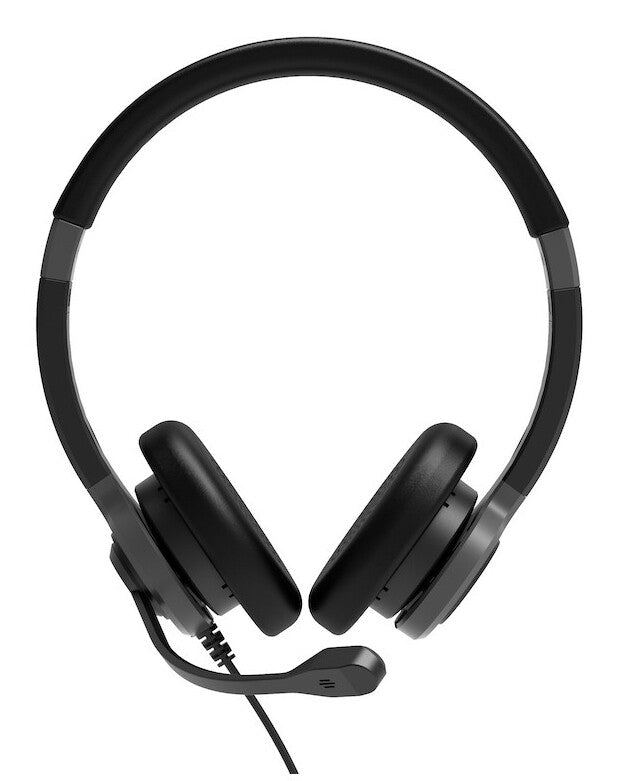 Port Designs 912001 headphones/headset Wired Head-band Office/Call center USB Type-C / USB Type-A Black