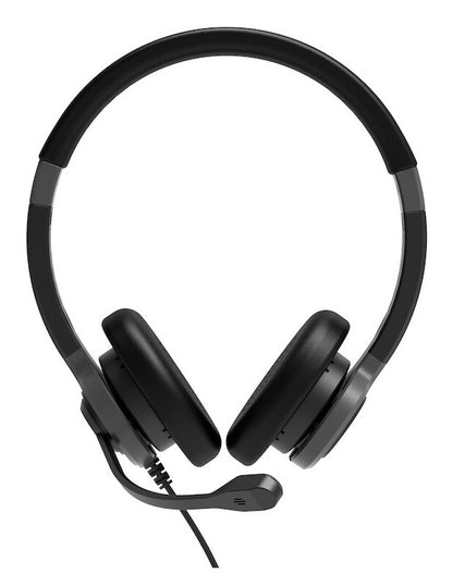 Port Designs 912001 headphones/headset Wired Head-band Office/Call center USB Type-C / USB Type-A Black
