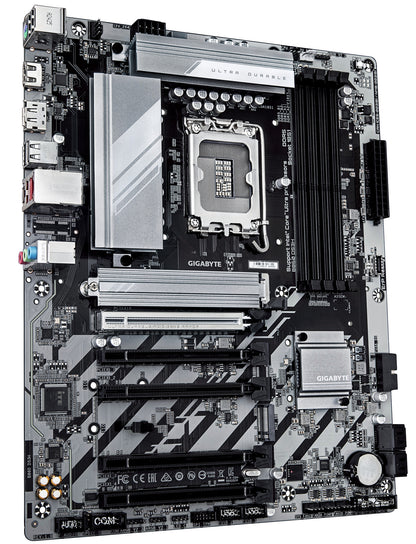 GIGABYTE B860 DS3H Motherboard - Supports Intel Core Ultra CPUs, 8+1+2+2 phases VRM, up to 9066MHz DDR5, 1xPCIe 5.0 + 1xPCIe 4.0 M.2, 2.5 GbE LAN, USB 3.2 Gen 2x2