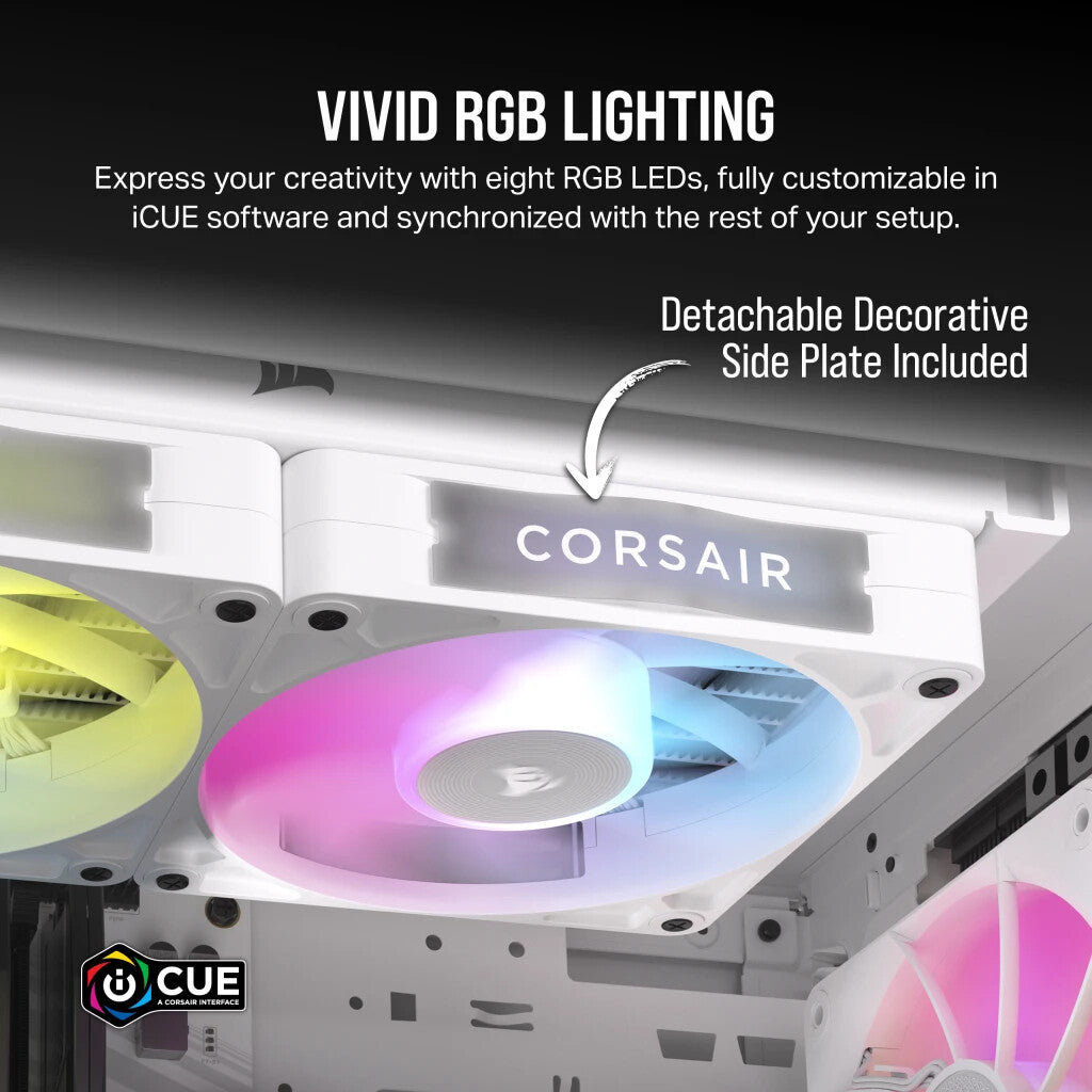 Corsair iCUE LINK RX120 RGB Computer case Fan 12 cm White 1 pc(s)