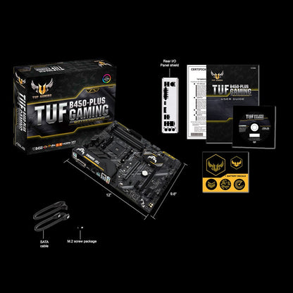 ASUS TUF B450-PLUS GAMING AMD B450 Socket AM4 ATX