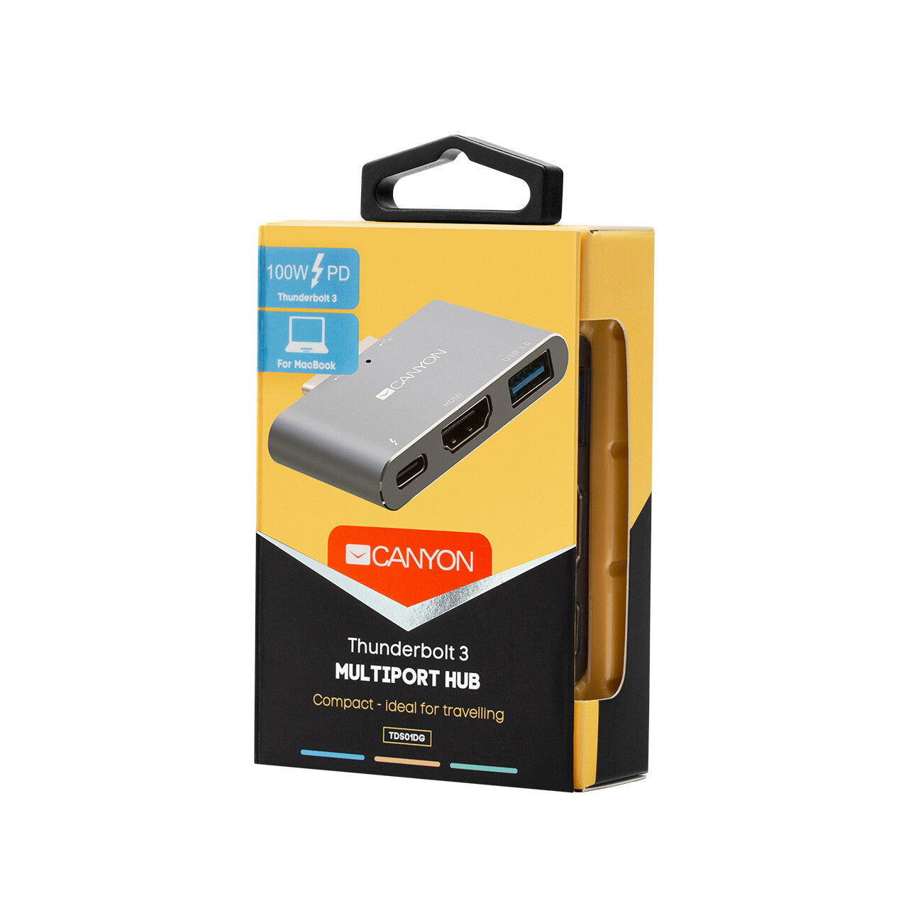 Canyon CNS-TDS01DG laptop dock/port replicator Grey