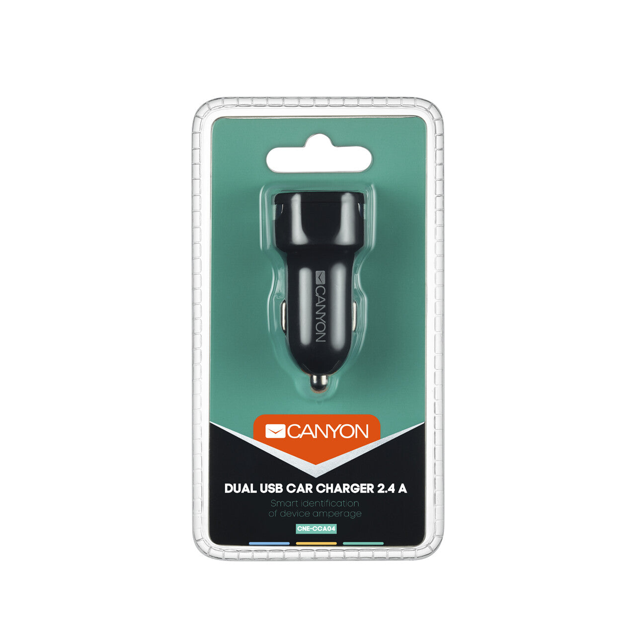 Canyon CNE-CCA04B mobile device charger MP3, Other, Portable speaker, Smartphone, Tablet Black Cigar lighter Auto