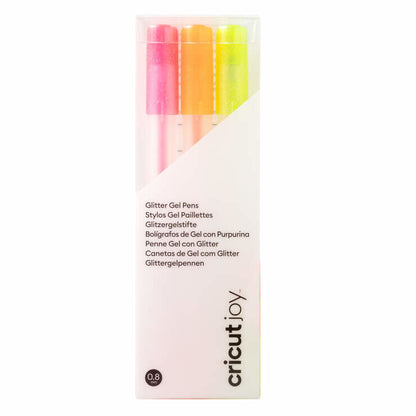 Cricut Joy Glitter Capped gel pen Orange, Pink, Yellow 3 pc(s)