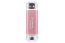 Transcend ESD310 2 TB USB Type-A to USB Type-C 3.2 Gen 2 (3.1 Gen 2) Pink
