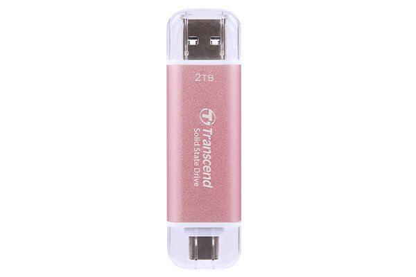 Transcend ESD310 2 TB USB Type-A to USB Type-C 3.2 Gen 2 (3.1 Gen 2) Pink