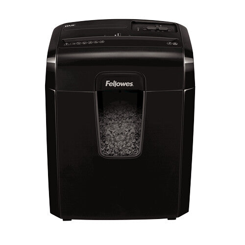 Fellowes Destructora 8Mc paper shredder Micro-cut shredding 22 cm Black