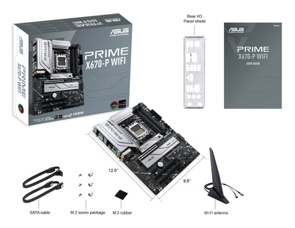 ASUS PRIME X670-P WIFI AMD X670 Socket AM5 ATX