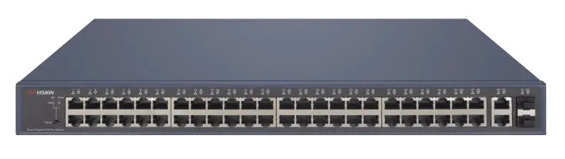 Hikvision DS-3E1552P-SI network switch Managed Gigabit Ethernet (10/100/1000) Power over Ethernet (PoE) 1U Grey