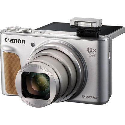 Canon PowerShot SX740 HS 1/2.3" Compact camera 20.3 MP CMOS 5184 x 3888 pixels Brown, Silver