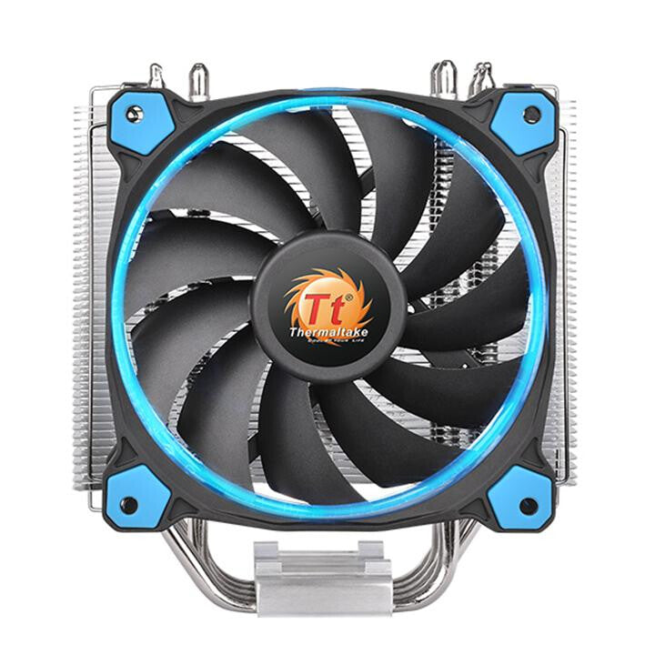 Thermaltake Riing Silent 12 Processor Air cooler 12 cm Black, Blue, Silver
